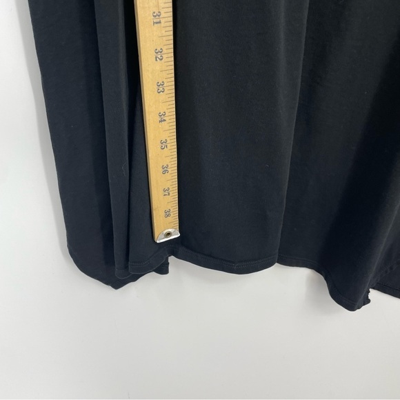 Pure Jill Stretch Jersey Tank Top Jagged Hem Lagenlook Midi Dress Sz L - Picture 8 of 8